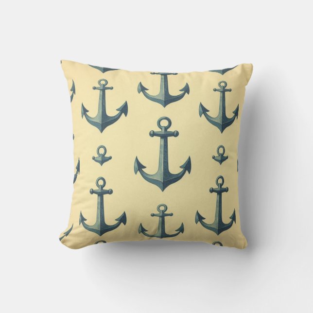 Anchors Aweigh Kussen (Voorkant)