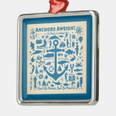 Anchors Aweigh. Metalen Ornament (Links)