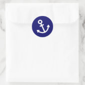 Anchors Aweigh Ronde Sticker (Tas)