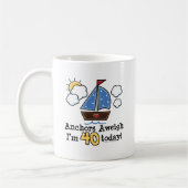 Anchors Aweigh Sailboat 40th Birthday Mok (Links)