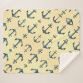 Anchors Aweigh Sherpa Deken (Voorkant (horizontaal))