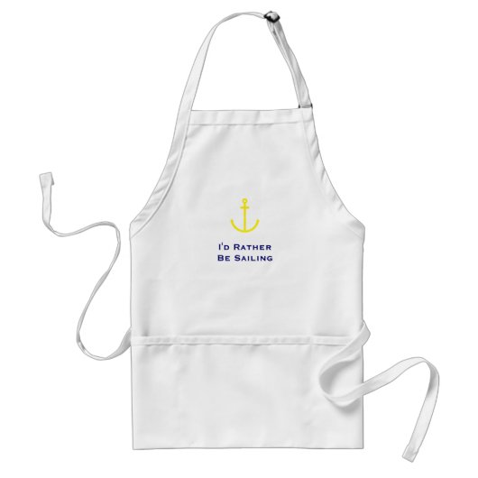 Anchors Aweigh Standaard Schort (Voorkant)