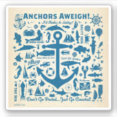Anchors Aweigh. Sticker (Voorkant)