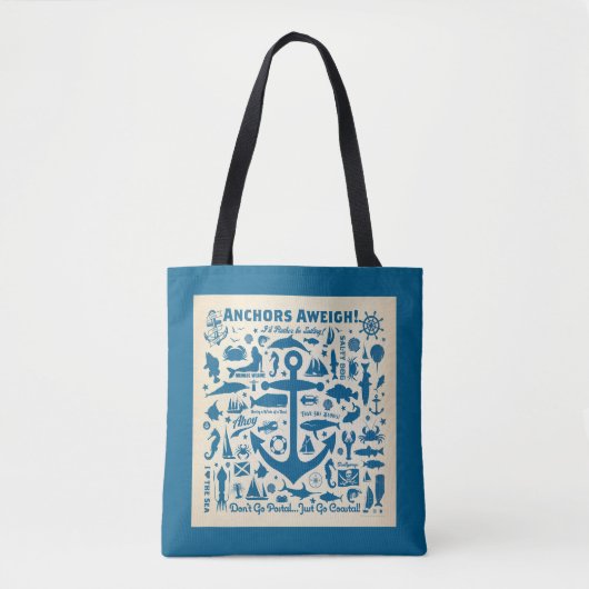 Anchors Aweigh. Tote Bag (Voorkant)