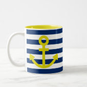 Anchors Aweigh Tweekleurige Koffiemok (Links)