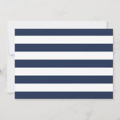 Anchors Aweigh | Uitnodiging tot Nautisch Baby sho (Achterkant)