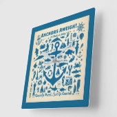 Anchors Aweigh. Vierkante Klok (Hoek)