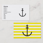 Anchors Aweigh Visitekaartje (Voorkant / Achterkant)