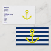 Anchors Aweigh Visitekaartje (Voorkant / Achterkant)
