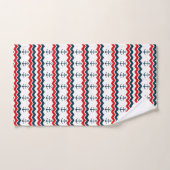 Anchors en Chevron Bad Handdoek (Handdoek)