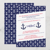 Anchors Engagement Party - Uitnodiging (Voorkant / Achterkant)