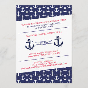 Anchors Engagement Party - Uitnodiging
