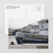 Anchors met Freezing Spray, Nederlandse haven, AK Briefkaart (Voorkant / Achterkant)