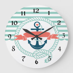 Anchors Nautical Grote Klok