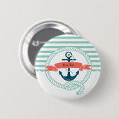 Anchors Nautical Ronde Button 5,7 Cm (Voorkant /achterkant)