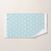 Anchors op lichtblauw bad handdoek (Handdoek)