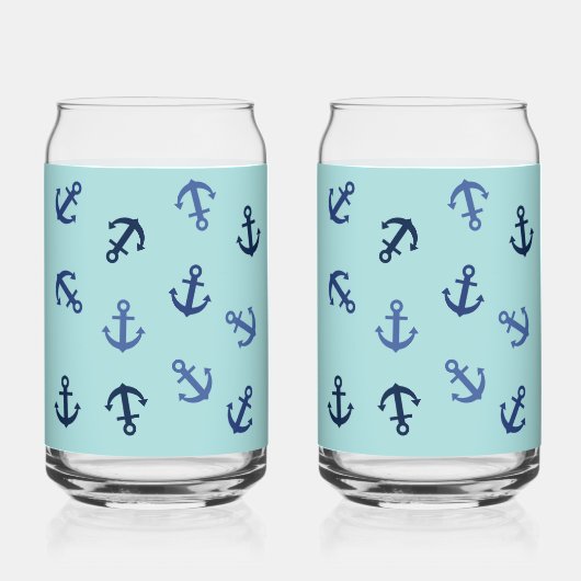 Anchors Summer Blikvorm Glas (Achterkant)