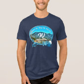 Anchors up, Mugs up, Sails out 0946  Tri-Blend Shirt (Voorkant)