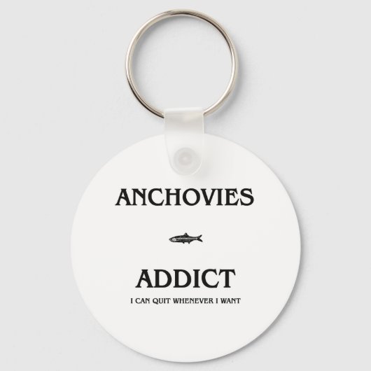 Anchovies Addict Sleutelhanger (Voorkant)