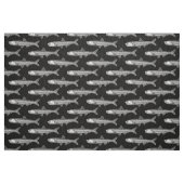 Anchovy Patroon - Zwart-wit Stof (Fat Quarter)