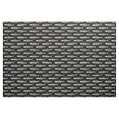 Anchovy Patroon - Zwart-wit Stof (Yard (91,4 cm))