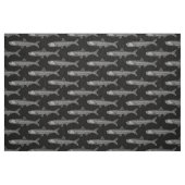 Anchovy Pattern - Zwart en 30% Grijs Stof (Fat Quarter)