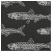 Anchovy Pattern - Zwart en 30% Grijs Stof (Close Up)