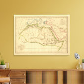 Ancient Afrika Canvas Afdruk (Insitu (Woonkamer))