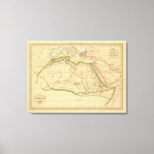 Ancient Afrika Canvas Afdruk