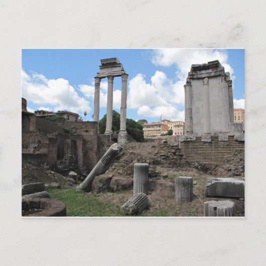 Ancient Agora-tempelpuin Briefkaart (Voorkant)