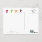 Ancient Alien Astronaut Angel Briefkaart (Achterkant)