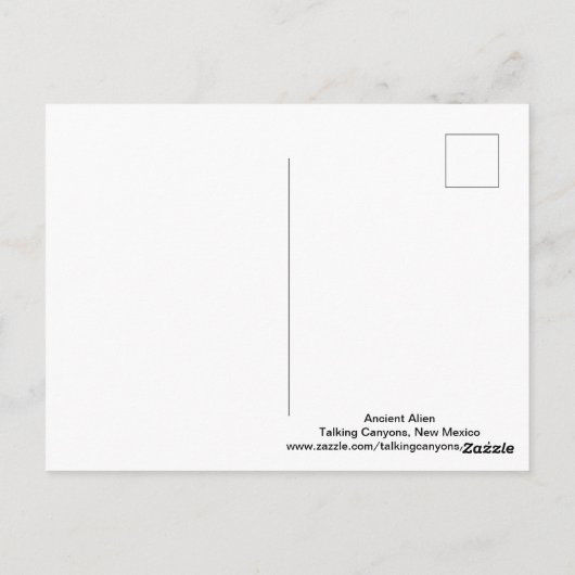 Ancient Alien Briefkaart (Achterkant)
