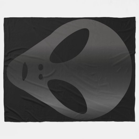 Ancient Alien - De Grijzen Fleece Deken (Voorkant (Horizontaal))