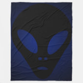 Ancient Alien Face - De Grays Fleece Deken (Voorkant)