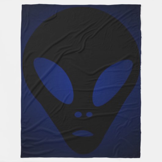 Ancient Alien Face - De Grays Fleece Deken (Voorkant)