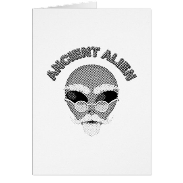 Ancient Alien Head Newsprint (Voorkant)