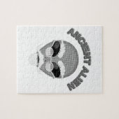 Ancient Alien Head Newsprint Legpuzzel (Horizontaal)