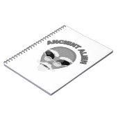 Ancient Alien Head Newsprint Notitieboek (Linkerzijde)