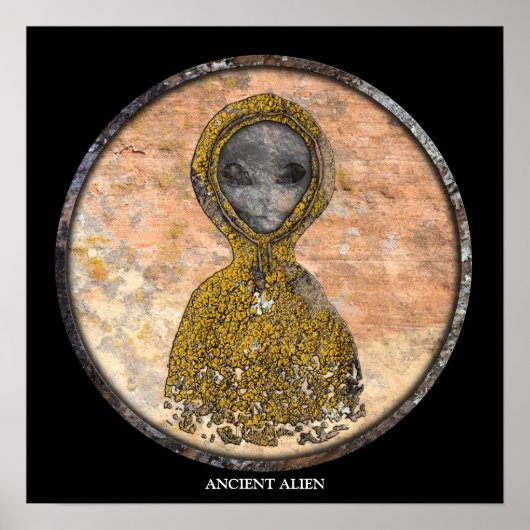 ANCIENT ALIEN POSTER (Voorkant)