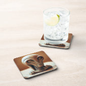 Ancient Alien Statue Bier Onderzetter (Rechterzijde)