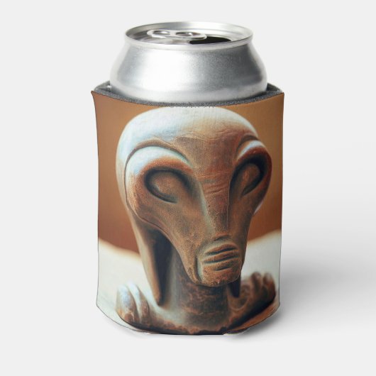 Ancient Alien Statue Blikjeskoeler (Blikje Achterkant)