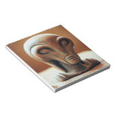 Ancient Alien Statue Notitieblok (Schuin)