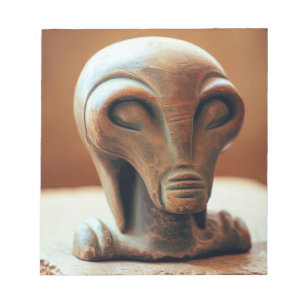 Ancient Alien Statue Notitieblok