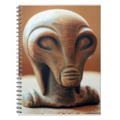 Ancient Alien Statue Notitieboek (Voorkant)