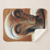 Ancient Alien Statue Sherpa Deken (Voorkant (horizontaal))