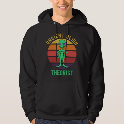Ancient Alien Theorist Hoodie (Voorkant)