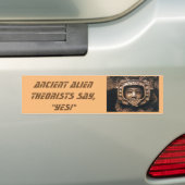 Ancient Alien Theoristen zeggen ja Bumpersticker (Op auto)
