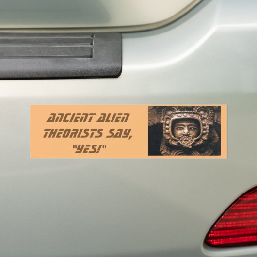 Ancient Alien Theoristen zeggen ja Bumpersticker (Op auto)