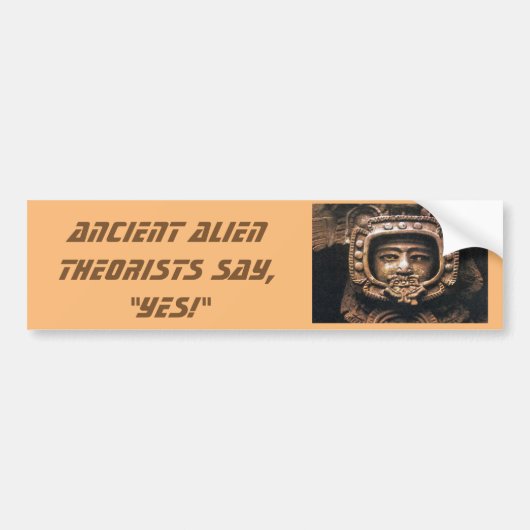 Ancient Alien Theoristen zeggen ja Bumpersticker (Voorkant)