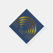 Ancient Aliens Crop Circle Gold Servet (Hoek)